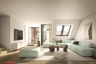 MITTEN IM SERVITENVIERTEL - GENIALES PENTHOUSE 160m² WFL mit 2 großen TERRASSEN - HIGH END AUSFÜHRUNG - MITGESTALTUNG DERZEIT NOCH MÖGLICH
