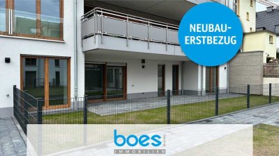 JETZT TIEFGARAGEN-STELLPLATZ MÖGLICH: Hochwertige Neubauwohnung mit Garten
