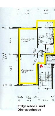 nach Komplett-Sanierung Etagen-Wohnung links - in absulut zentraler Lage