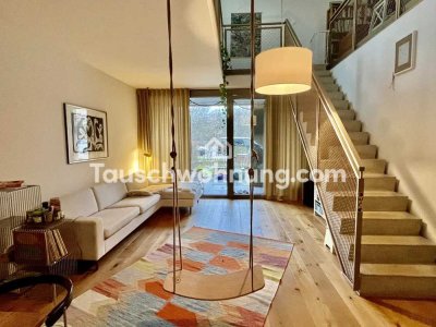 Tauschwohnung: Maisonette mit Garten
