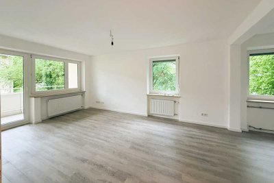 Top renovierte 2-Zimmer-Wohnung, neue EBK, Sonnenbalkon, Keller: zum Eigenbezug oder Anlage