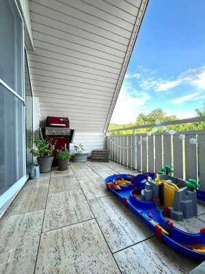 Freundliche und gepflegte 5-Raum-Maisonette-Wohnung mit Balkon in Owen