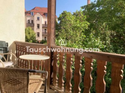 Tauschwohnung: Große helle Altbau Wohnung mit Balkon TOP SICHERE Lage