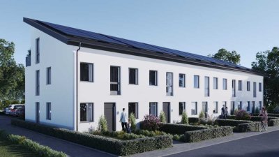 Nebau-Projekt: 5 Reihenhäuser mit PKW-Stellplatz