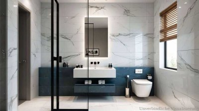 Kernsanierte Zwei-Zimmerwohnung im Erstbezug – Balkon + exklusive Ausstattung