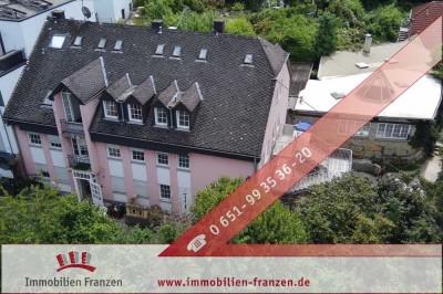 7,5 % Rendite in Konz ! Lukratives Anwesen mit ehemaligem Hotel, Anbau und Mehrfamilienhaus, plus Ba