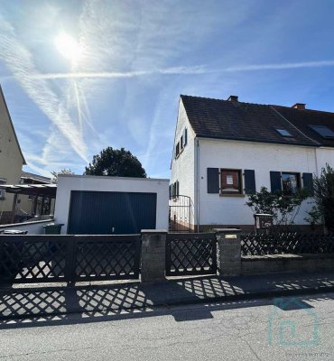 Siedlungshaus (DHH) mit Anbau, Garten und Garage