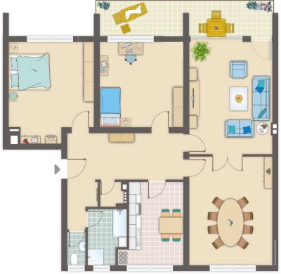 Großzügige 4-Zimmer-Wohnung mit Balkon! Altbauflair inbegriffen!