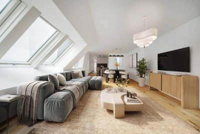 DACHGESCHOSS-WOHNTRAUM MIT 2 TERRASSEN IN ZENTRALER LAGE