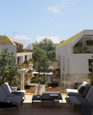 Verkaufsstart !! Augustenhöfe - Modernes 3,5-Zimmer-Penthouse mit großer Dachterrasse- KfW 40 QNG
