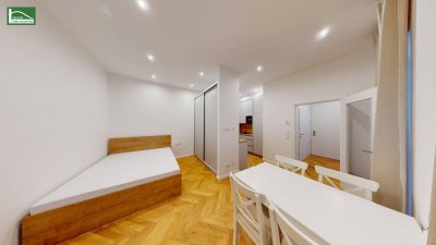 Möblierte 1 Zimmer Wohnung! - All inclusive Miete - 6 Monate befristet - Zentrale Anbindung