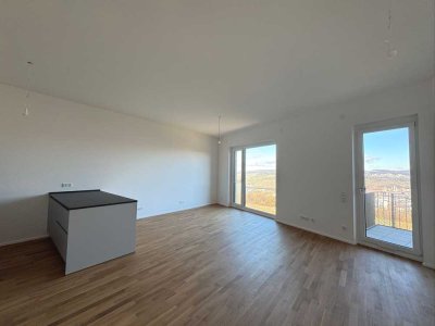 Hochwertige 3-Zimmer-Wohnung mit Balkon und Neckartalblick