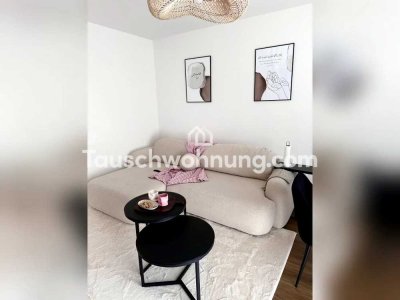 Tauschwohnung: Möbilierte 3 Zimmer Wohnung mit Blick auf den Europaturm