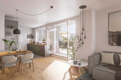 Exklusives Wohnen über den Dächern von Groß-Borstel – 4-Zimmer-Neubau mit Balkon und 2 Bädern