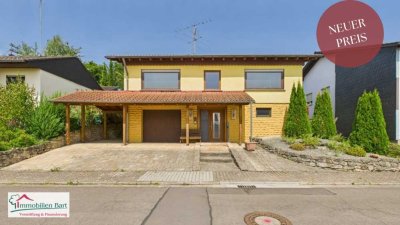 SCHMELZ-HÜTTERSDORF: WOHNHAUS IN RUHIGER LAGE MIT GROSSEM GARTEN!