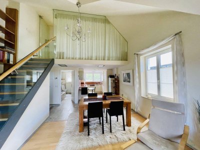 Sehr gepflegte möblierte Maisonette mit Garten