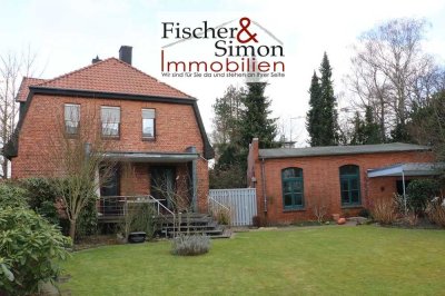 Nienburg-charmantes Einfamilienhaus nah der Weser mit Nebengebäude (Orangerie), sehr stadtnah