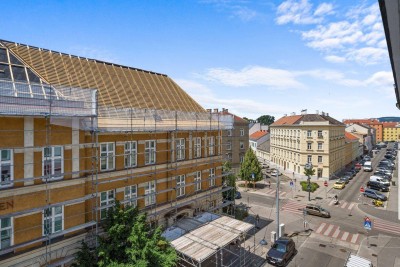 Floridsdorfer Charme – optimaler Grundriss, sonnige Freifläche und Weitblick!