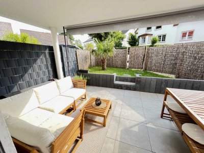 Geschmackvolle, gepflegte 3,5-Raum-EG-Wohnung mit Garten und Einbauküche in Dortmund-Menglinghausen