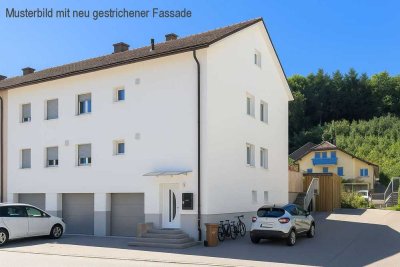 HELL & GERÄUMIG: 2 x 110 m², 3 Garagen, Garten & Balkon