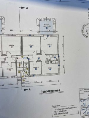 Wohnung Miete 60 m2, Erdgeschoss mit Garten, 3 Zi, zum 01.10.2025