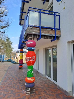 Zwei-Zimmerwohnung mit großem Balkon