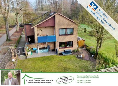 Wassergrundstück - 2-Familienhaus in Uelzen, ruhige Sackgassenlage