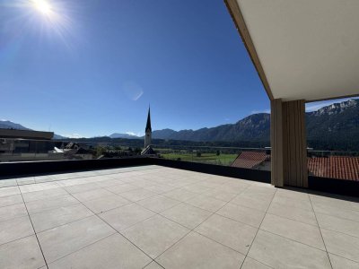 Sensationelle Panorama-Terrasse - 4-Zi. Penthouse-Wohnung im Dorf Domizil Kirchbichl zu verkaufen