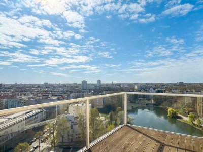 Penthouse mit 360°-Panoramablick und direktem Zugang zum Lietzensee