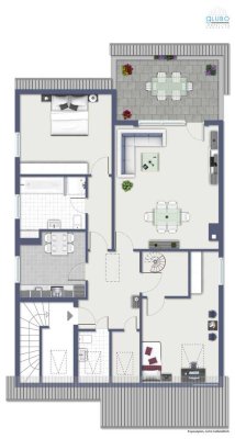Großzügige und moderne 5,5 Zimmer-Whg. über 2 Etagen - mit Balkon in Sprockhövel!
