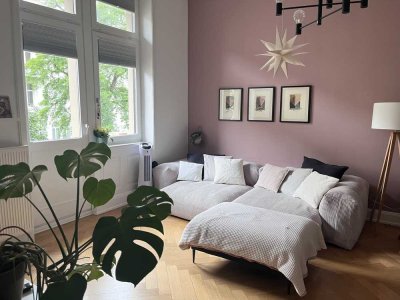 Wunderschöne 5-Zimmer-Altbauwohnung mit EBK & 3 Balkonen im Westend
