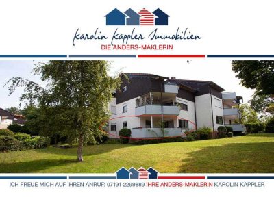 Charmante 4 Zimmer-EG-Wohnung mit großem Balkonidyll am Plattenwald I Karolin Kappler Immobilien