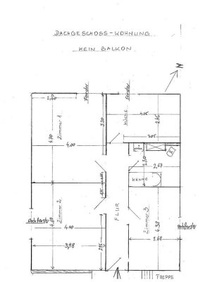 3 ZKB Dachgeschoss-Wohnung in Mainz-Marienborn von Privat