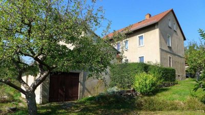 Familienidyll in Weißig: Zwei-Generationen-Haus mit großem Garten