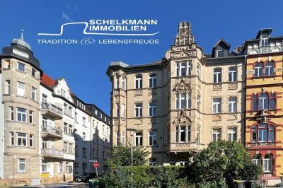 Hochwertig renovierte 3 - Raumwohnung in der Erfurter Löbervorstadt/ Musikviertel