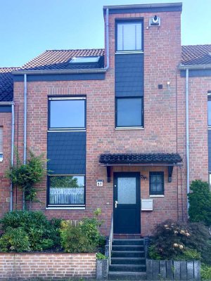 Clever geschnitten, perfekt genutzt:  Reihenmittelhaus mit Garten in ruhiger Lage von Hebborn