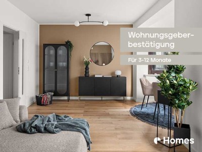Kürzlich renovierte möblierte 2-Zimmer-Wohnung in Charlottenburg mit Schreibtisch