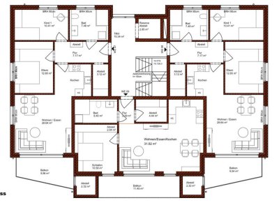 Stilvolle 2,5-Zimmer-Wohnung mit gehobener Innenausstattung mit Balkon in Osnabrück