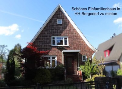 Einfamilienhaus freistehend mit Garten bis zur Bille!