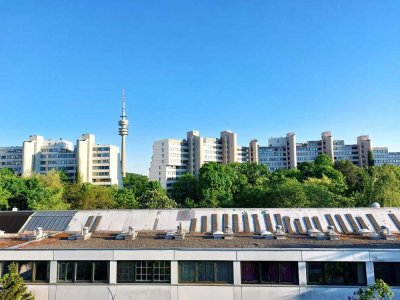 Luxussaniertes Penthouse mit Olympiablick über zwei Etagen