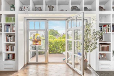 Helles, außergewöhnliches  Loft über den Dächern von Flingern