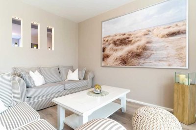 Helle EG-Wohnung mit Wintergarten, Süd-West-Garten und Meeresnähe in ruhiger Lage in Garding