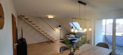 Freundliche 2-Zimmer-Maisonette-Wohnung mit Balkon und EBK in Fürstenzell