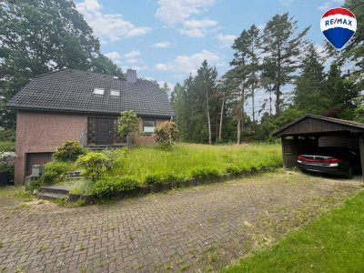 Einfamilienhaus mit Westausrichtung und Baugenehmigung für Neubau eines weiteren Hauses