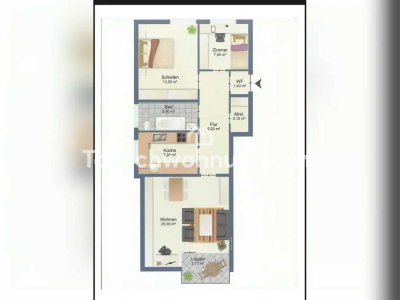 Tauschwohnung: 2,5 Zimmer Wohnung Linden