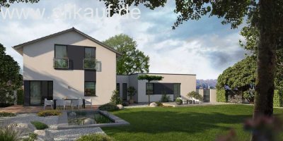 Bezahlbares Eigenheim statt Miete. Gestalte dein Wunschhaus mit uns inkl. Baugrund