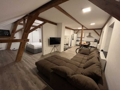Großzügiges lichtdurchflutetes Loft mit sonnigem Balkon