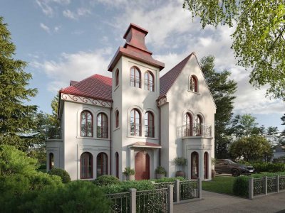 Einzelvilla unweit des Pasinger Stadtparks in klassischer Architektur