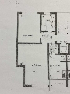 Schwerte-Mitte, Schöne 2 1/2 Wohnung mit Fahrstuhl