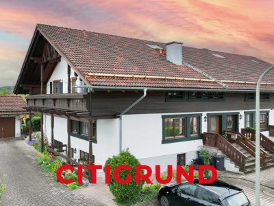 Bruckmühl - Geräumige 5-Zimmer-Wohnung mit modernem, alpenländischen Stil & sonnigem Garten